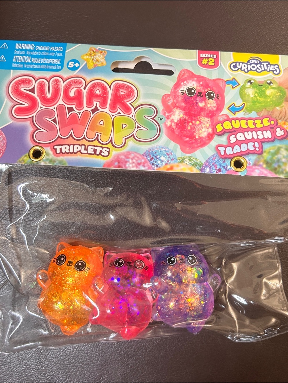 VIRAL Cat Sugar Swaps Triplets Squishy by Orb Curiosities KITTENS NWT
